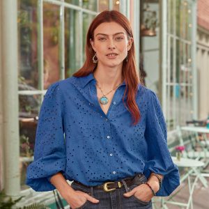 Celestine Eyelet Shirt