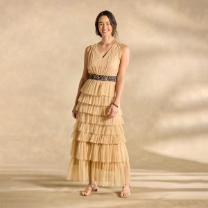 Millbrae Mesh Dress. Petite